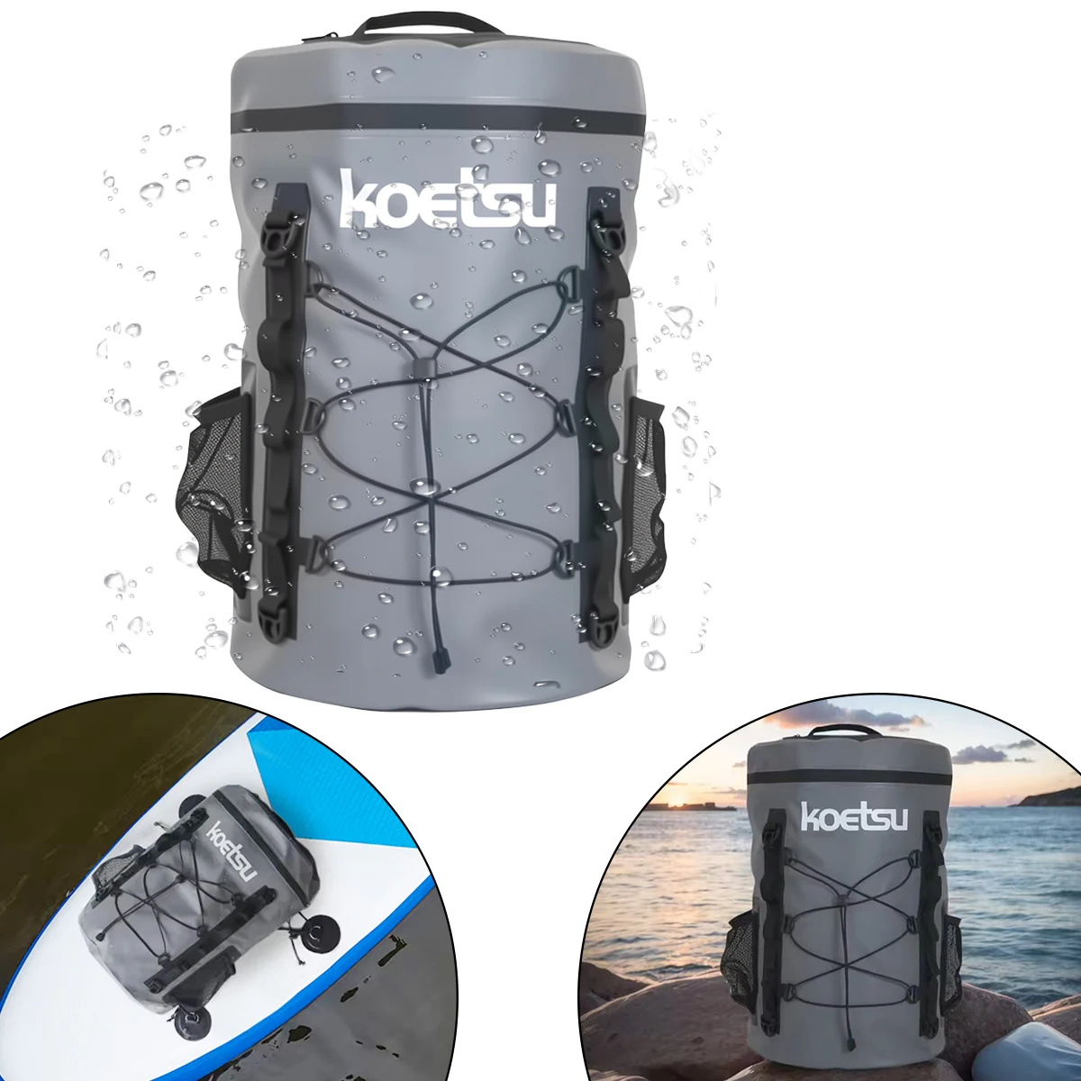 

40L Waterproof Paddle Board Storage Bag Design for SUP and Surfboard - Ideal for Secure and Convenient Gear Storage