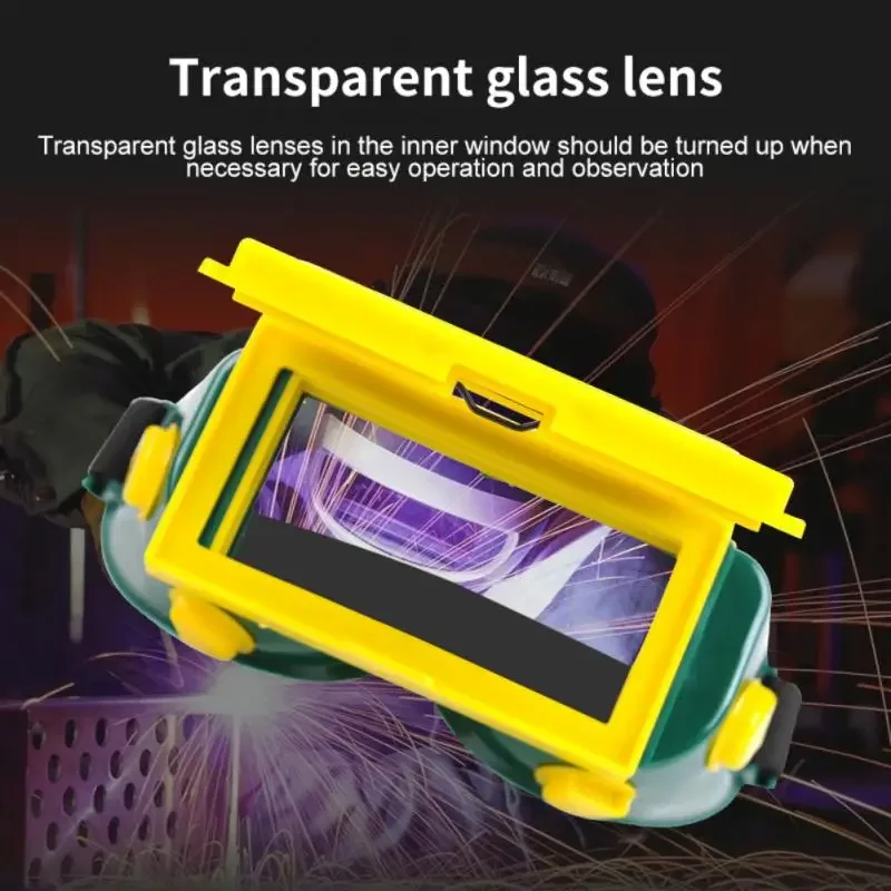 

Flip Welding Glasses Solar Automatic Dimming Welding And Cutting Goggles For Gas Cutting And Brazing Welding