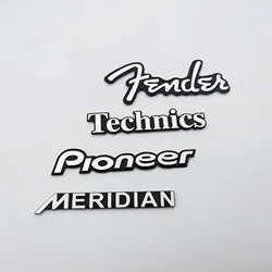 FOCAL Technics MERIDIAN Pioneer Bowers&Wilkins ////ALPINE Aluminum Hi-Fi Speaker Audio Speaker Badge Emblem Stereo Metal Sticker