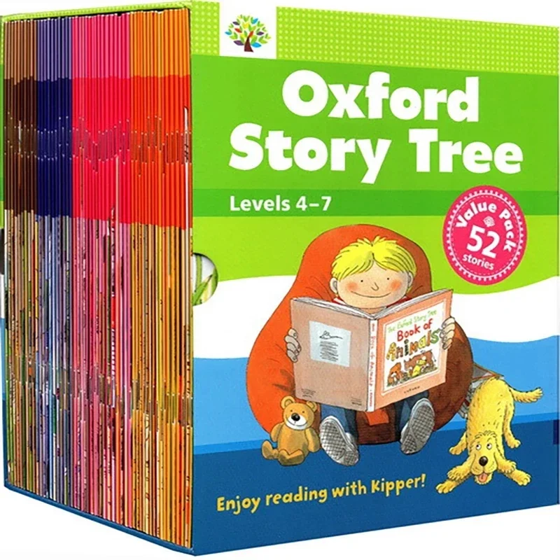 

52 Books 4-7 Level Oxford Story Tree Baby English Story Picture Book Baby Children Educational Toys Description: Category: Eng