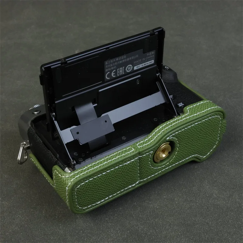 

PU Leather Camera Base For Fujifilm X-T10 X-T20 X-T30 Half of Body Base Protect Bag for Fuji XT10 XT20 XT30 Camera Accessories