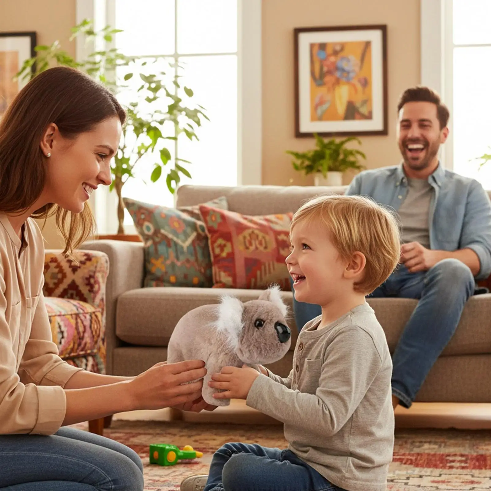 

Electric Plush Koala Soft Realistic Pretend Play Walking Hopping Electric Plush Koala For Children Boys Preschoolers Teens