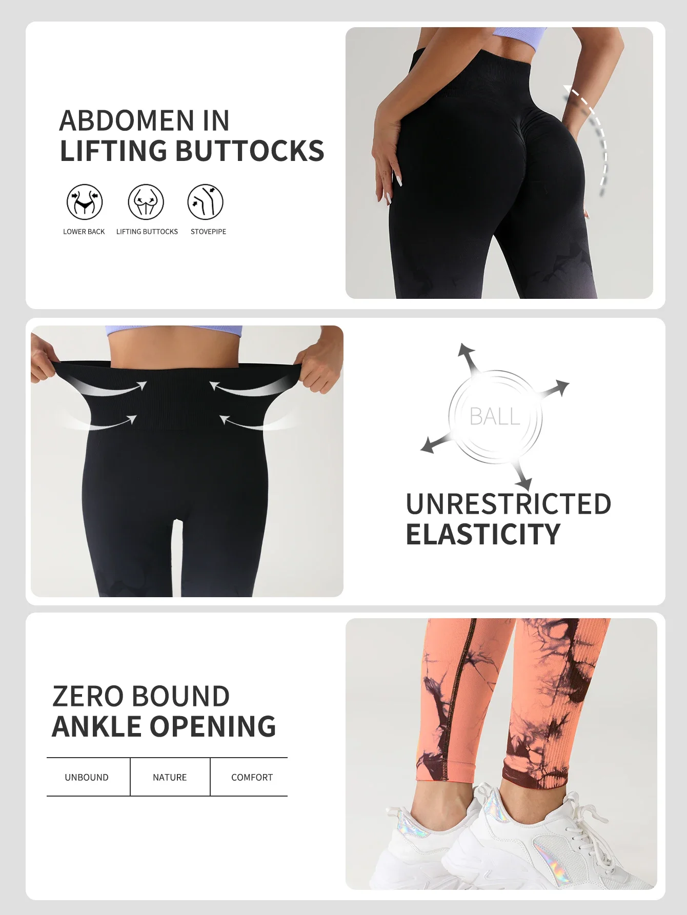 جديد التعادل صبغ اليوغا السراويل الرياضة طماق النساء سلس عالية الخصر رفع امرأة الجوارب اللياقة البدنية تجريب Leggins الصالة الرياضية الملابس