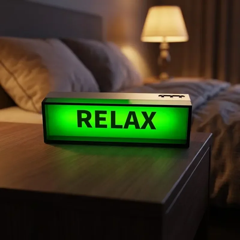Mini LED Portable Light Box Acrylic Panel Battery Operated Table Top Advertising Display for Restaurant Cafe Shop Store