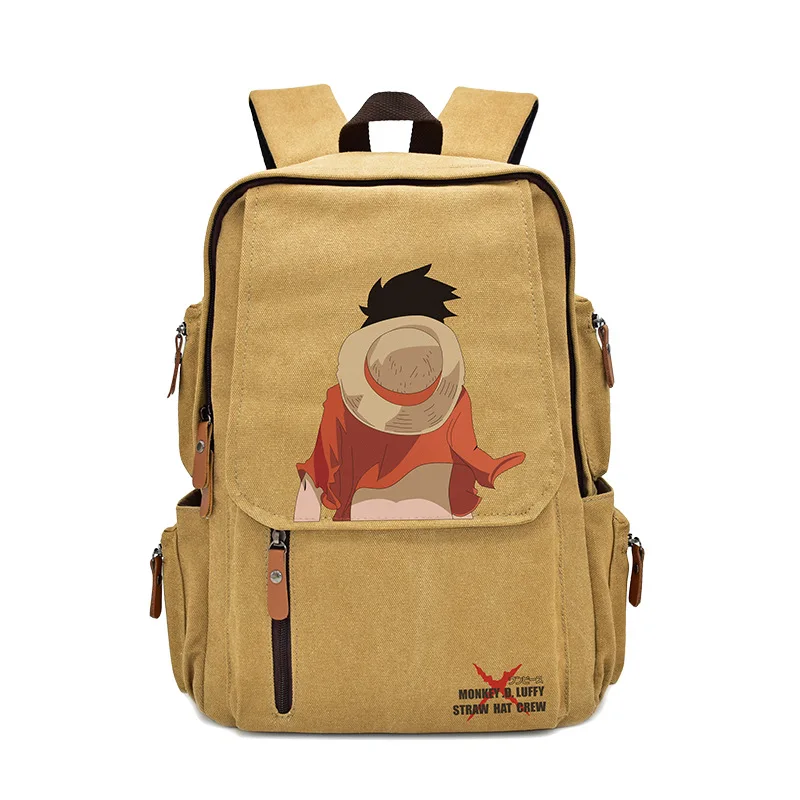 Dragon Ball One Piece Luffy Schoolbag Recharged Backpack Student One Piece Backpack Boys Girls Anime Cartoon School Bag