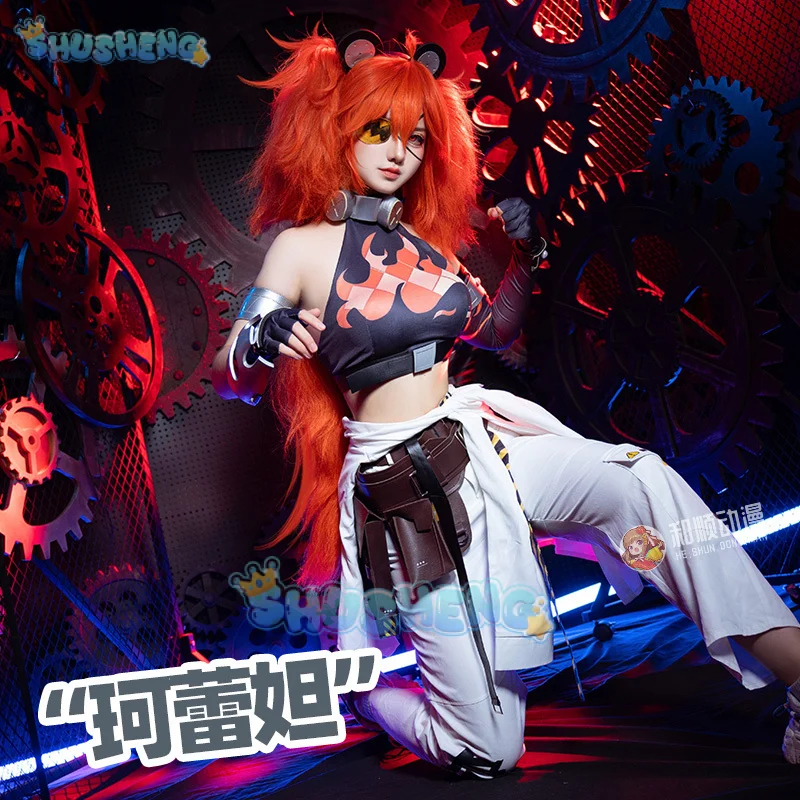 女性のためのzenlessゾーンのコスプレ衣装,かつら,ヘッドバンド,帽子,眼帯,カーニバルパーティーの衣装,ゼロ,コレダ,ベロボグ