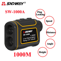 SNDWAY 500M - 1500M Laser Rangefinder Monocular Telescope for Hunting Golf Range Finder Telemetro Laser Distance Meter Free Ship