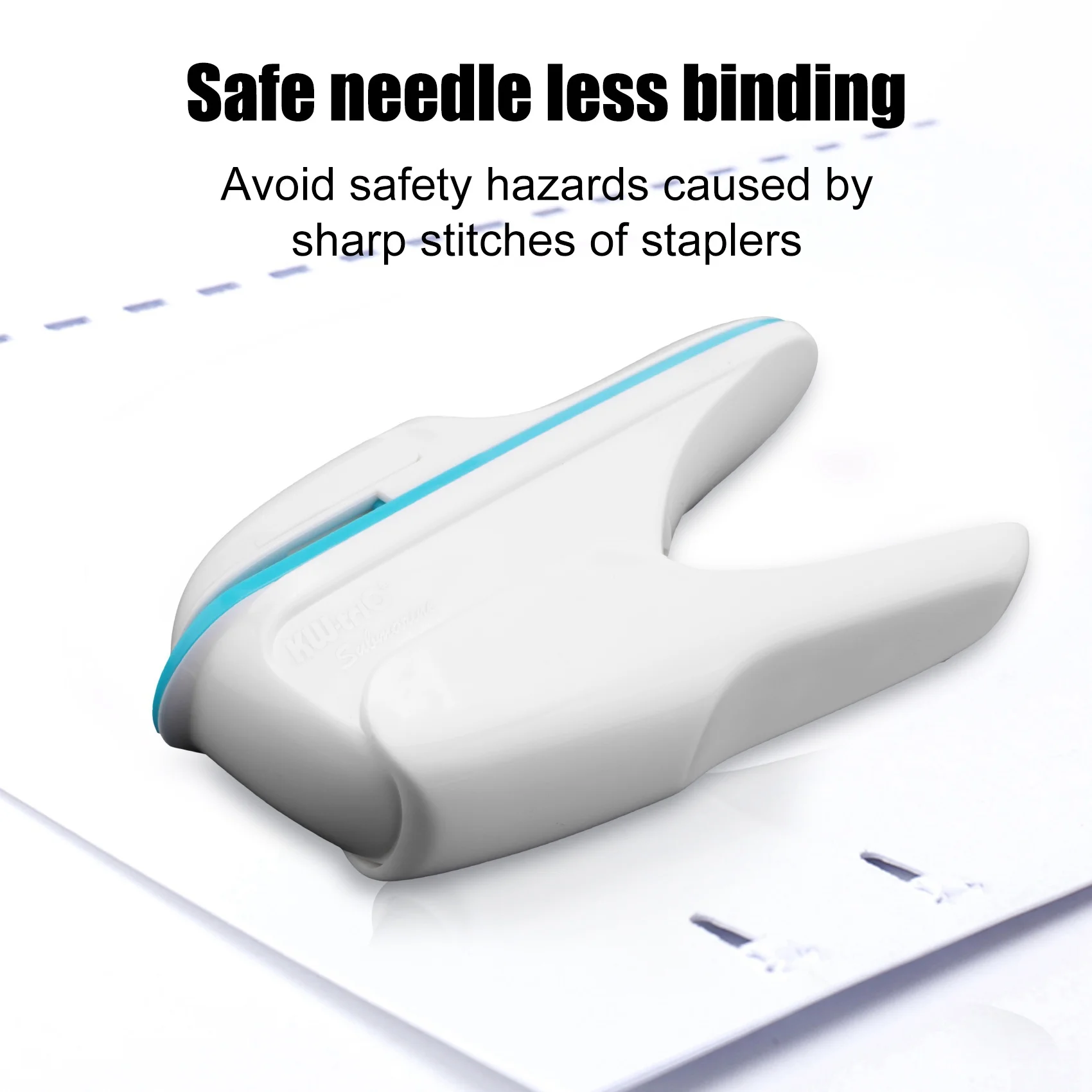 No Nails Stapling Machine Mini Cute Book Stapler No Staples Required Stapleless Stapler Paper Stapling Stapler Without Staple