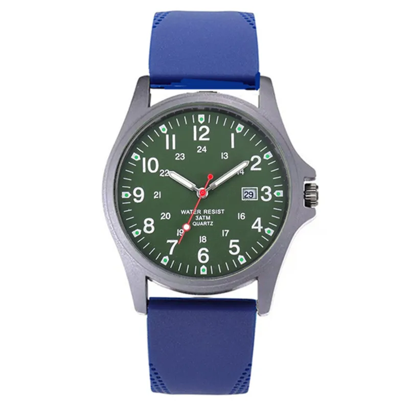 Montre Homme Brand Students Watches Men Fashion Silicone Band Date Gifts Quartz Watch Black Reloj Hombre Relogio Masculino 2026