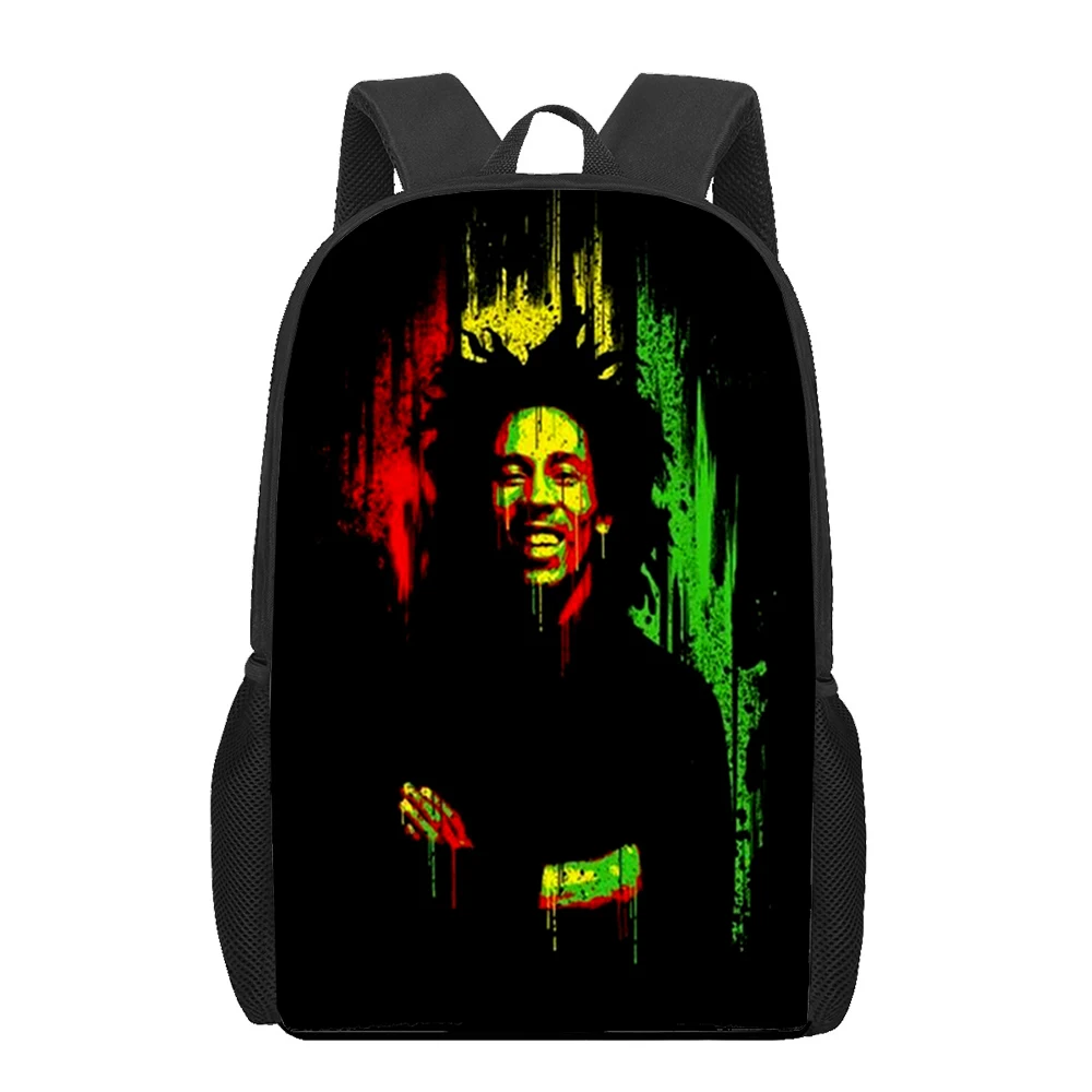 Mochila Bob Marley para hombre, mochilas para niños, mochilas escolares para adolescentes, mochila diaria, mochilas para libros, mochila de gran capacidad