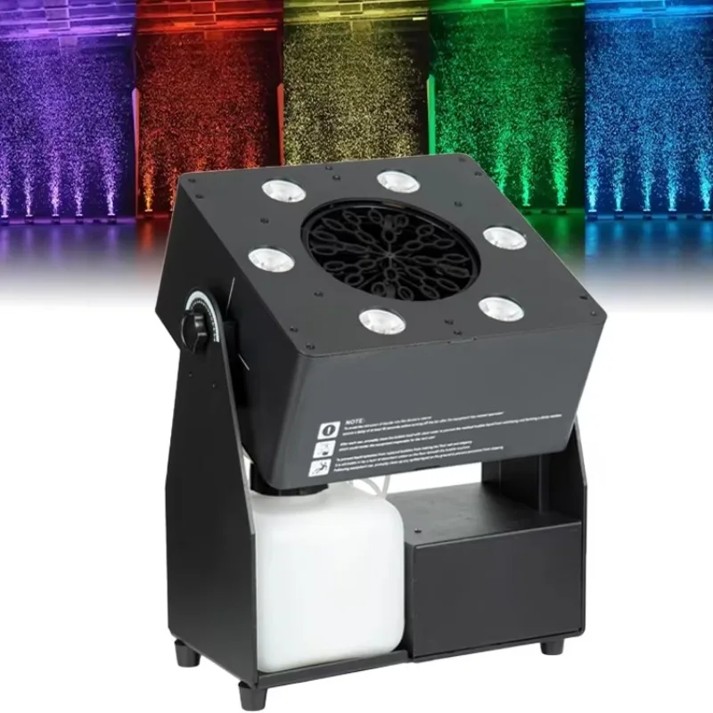 

New 90W RGBW DMX Remote Control Atmospheric Bubble Maker LED Bubble Machine for Party Event