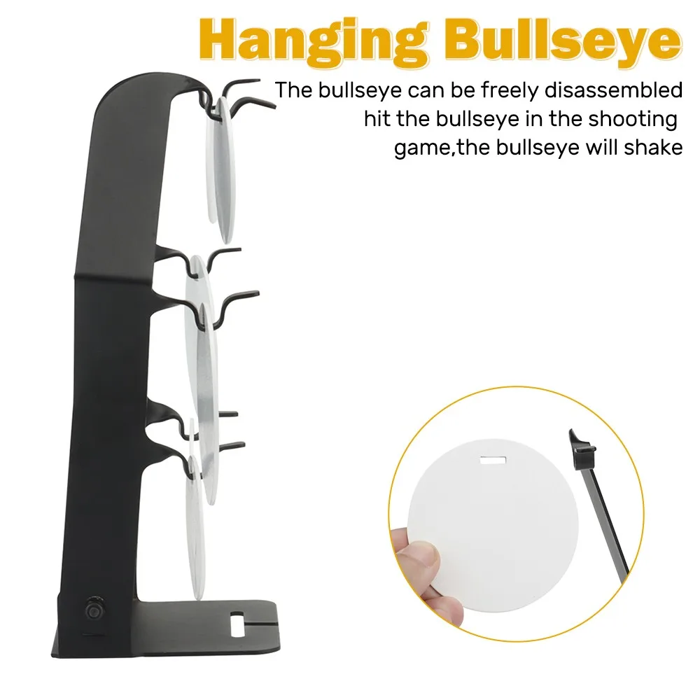 Tactical Shooting Target Metal Target Stand with Hanger Plate for Paintball Airsoft Pistol BB Gun Air Rifle Training Targets view 3