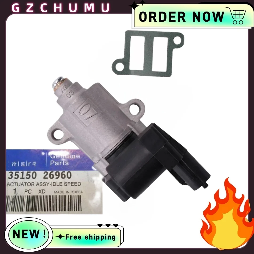 35150-26960 IAC da válvula de controle de ar docioso para HYUNDAI ACCENT KIA RIO RIO5 06-11 NOVO