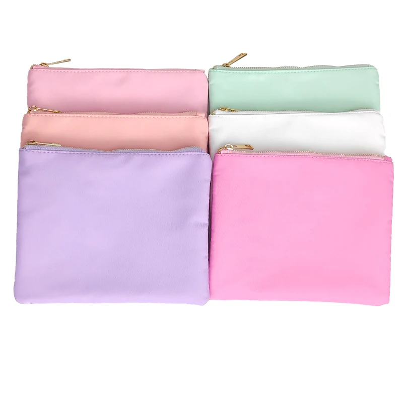 Waterproof Personalized Custom Letter Print Women Cosmetic MakeUp Bag Beauty Toiletries Organizer Wash Storage Pouch Clutch Bags