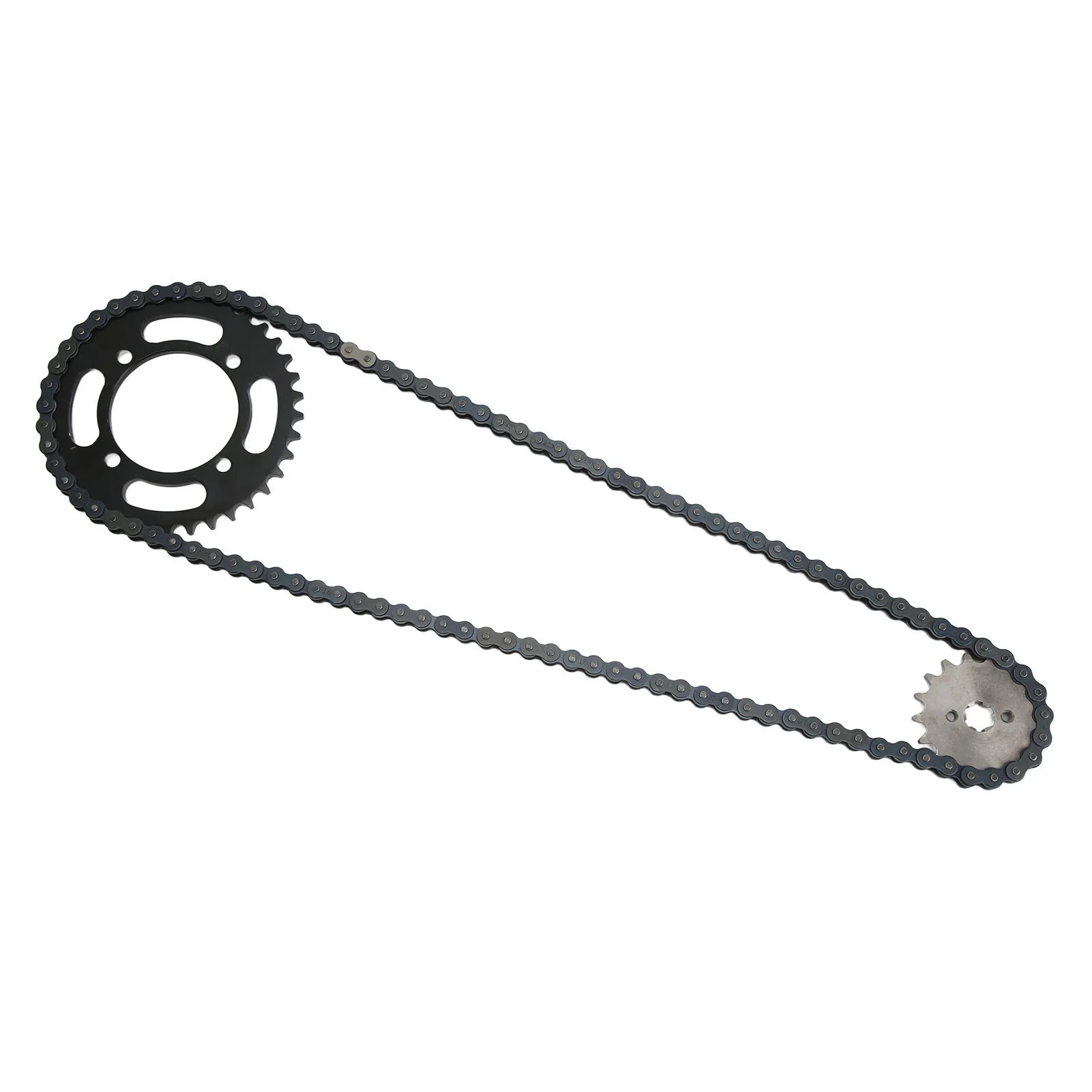 420 Ketting 155mm 37T Voor 420 17T Achtertandwiel Universeel voor 50cc tot 125cc Dirt Mini Bikes ATV Go Kart