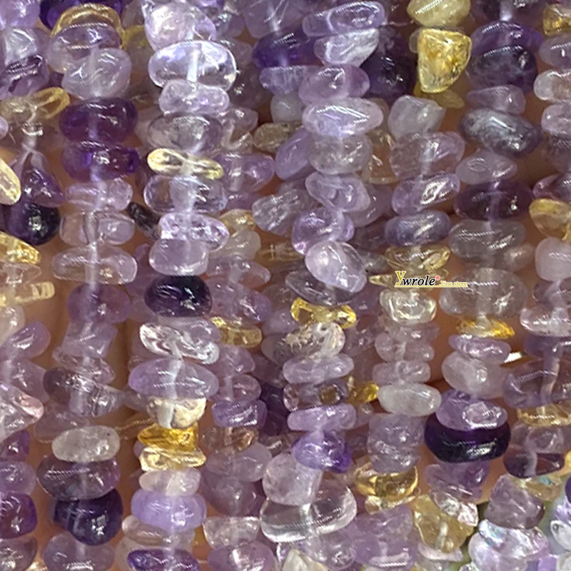 Naturstein-Edelstein, bunter Fluorit, unregelmäßige 9-10mm rohe lose Spacer-Perlen für die Schmuckherstellung, DIY-Armband-Anhänger und Zubehör – Detail 9