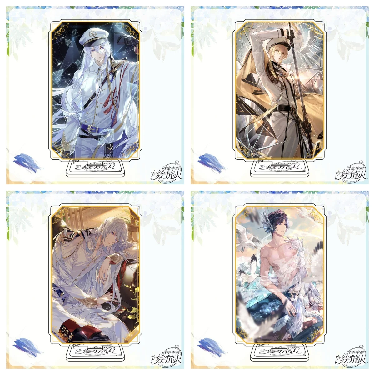 Hot Anime  Characters Acrylic 15cm Display Stand Lovebrush Chronicles Model Writing Desk Collection Props Room Ornaments Gift