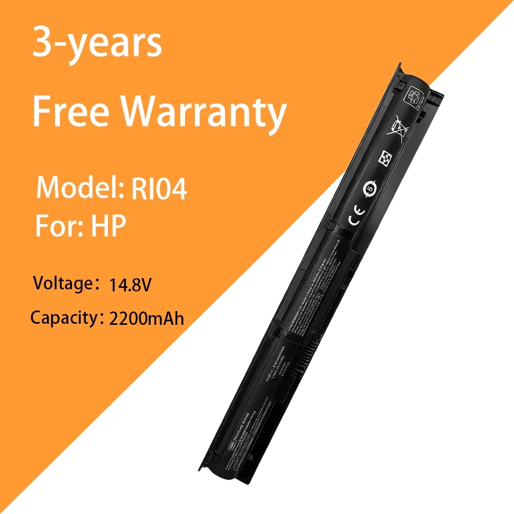 

14.8V Notebook Battery RI04 for HP 450 455 470 G3 HSTNN-PB6Q DB7B Q97C