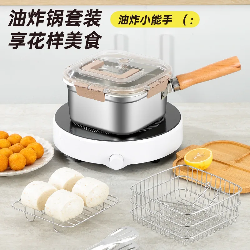 new design detachable handle portable multipurpose nonstick camp food container camping steamer cooking frying pot cookware