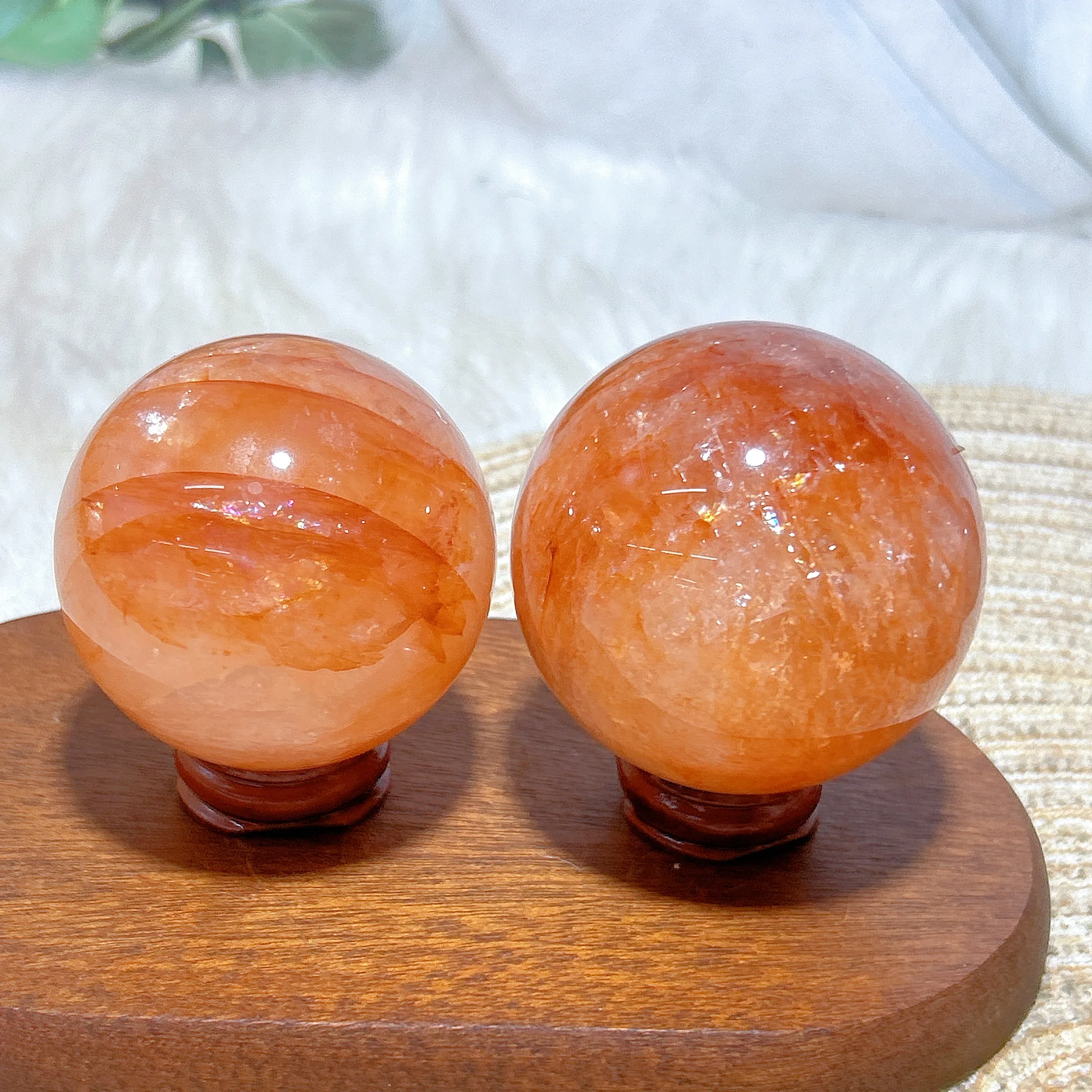 

Healing Natural Crystal Rainbow Fire Quartz Sphere Polished Ball Reiki High Quality Holiday Energy Home Decoration Witch Gift