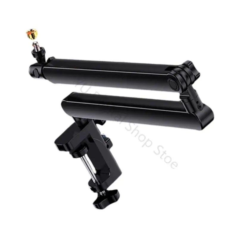 96BA Flexibler Mikrofonarm-Ständer aus Aluminium, universell 5/8 3/8 Zoll Gewinde für Podcaster, Gamer, Content-Ersteller – Detail 7