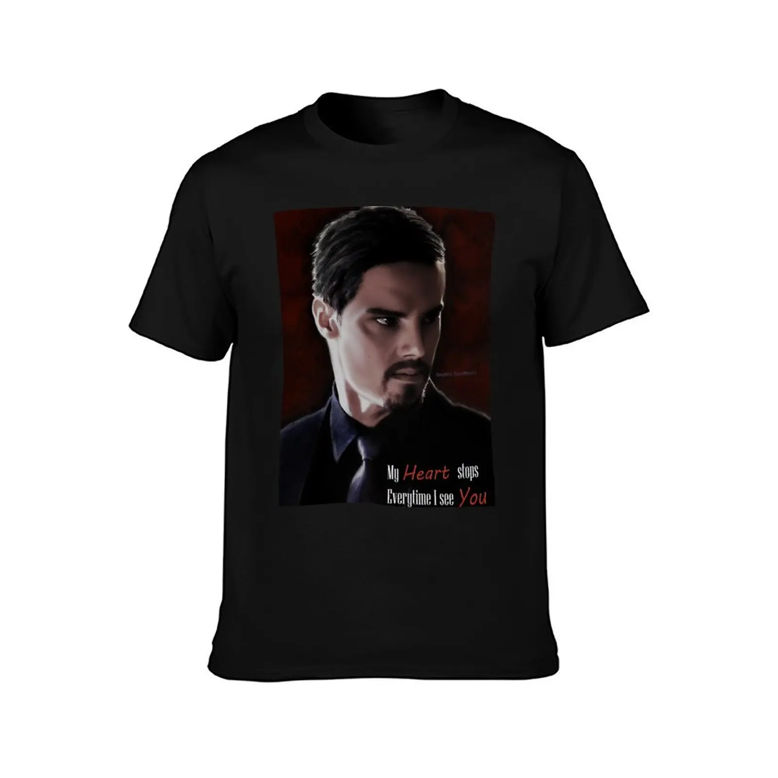 Jay Ryan as Vincent Keller T-Shirt Basic Casual Short Sleeve Cotton Shirt T-Shirt