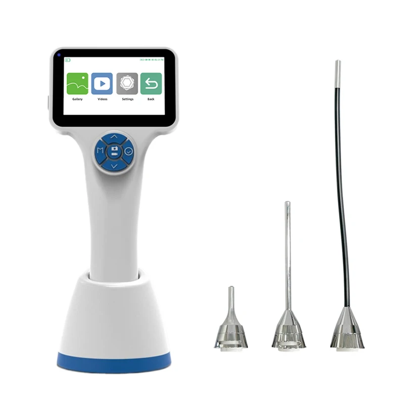 

ENT Surgical Instrumnets Video Otorhinolaryngoscope with Insertion Tube 3.2 Inch Touchscreen Otoscope Video Otoscope