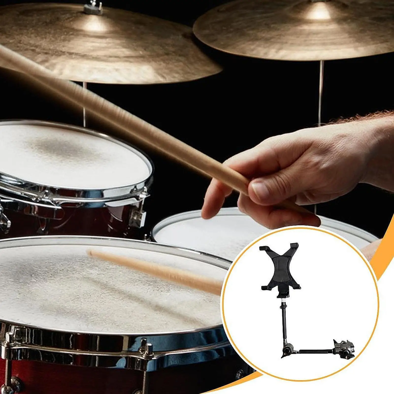 

Tablet Mount Holder Anti Slip Easy Install Lightweight adjustable angle for Concerts Meetings Parties Performance Choir Class