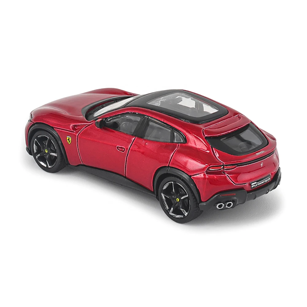 Bburago 1:64 FERRARI Purosangue 296 GTB ASSETTO FIORANO car model series children's Christmas boy gift toys view 3