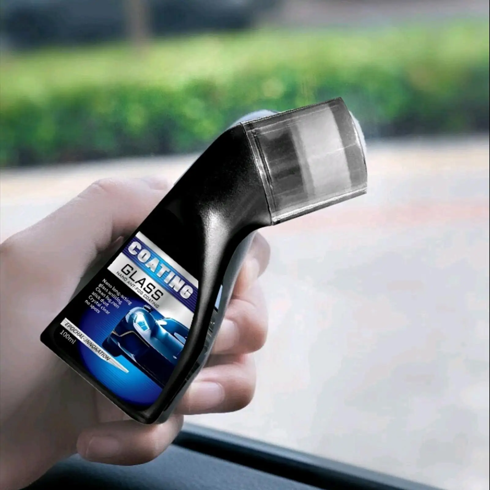 سيارة إزالة الضباب وكيل مكافحة الضباب رذاذ للسيارة 100 مللي حماية دائمة مكافحة الضباب رذاذ لزجاج زجاج السيارة الأمامي مكافحة الضباب وكيل #4