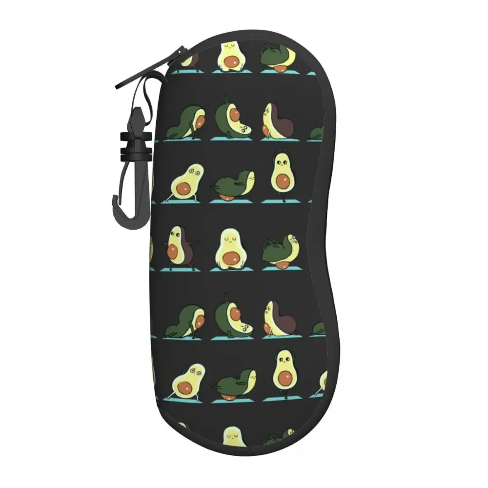 Avocado Yoga Glasses Case Men Women Easy To Carry Accessories Huebucket Fitness Workout Glasses Box Office Eye Contacts Case