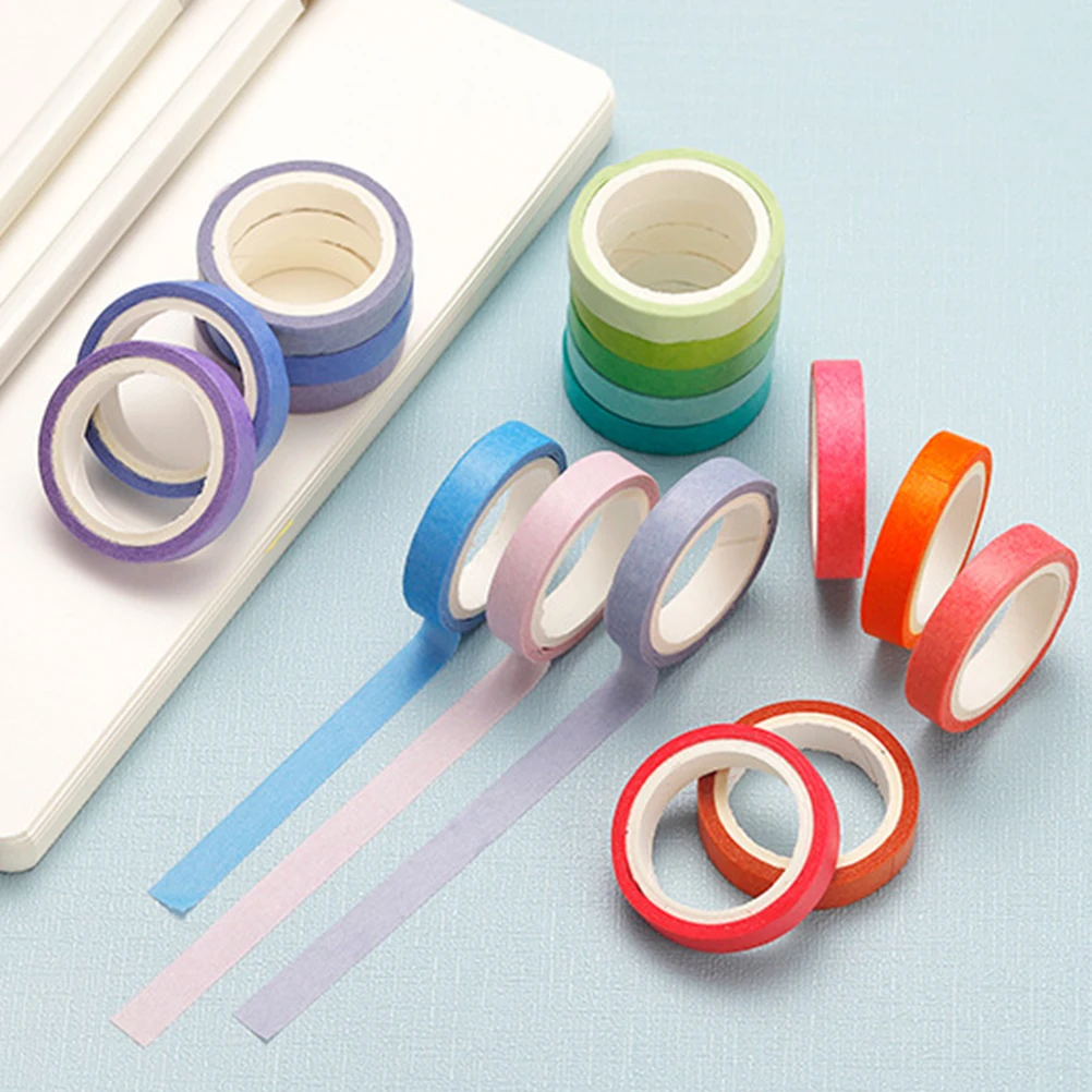 

60 Roll Rainbow Tape Diary Decoration Adhesive Decorative Masking Washi Tapes Stickers Photo Album Creative Paper Box Celo