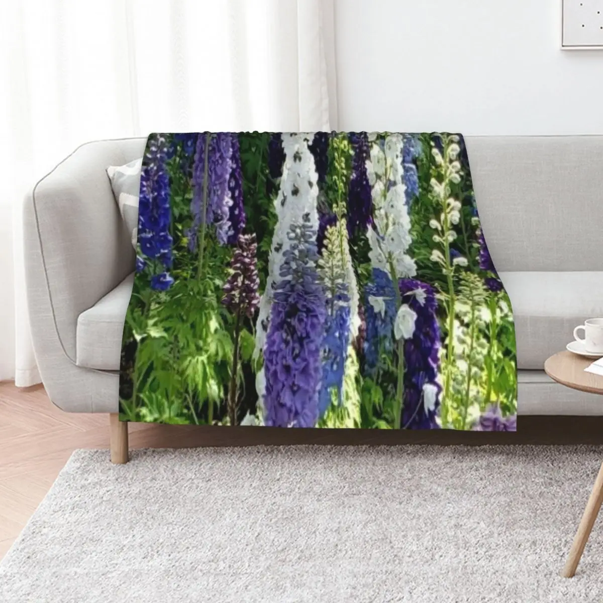 Purple Snapdragon Flowers Throw Blanket Sofas for winter Luxury Designer For Baby blankets ands Blankets For Bed Blankets