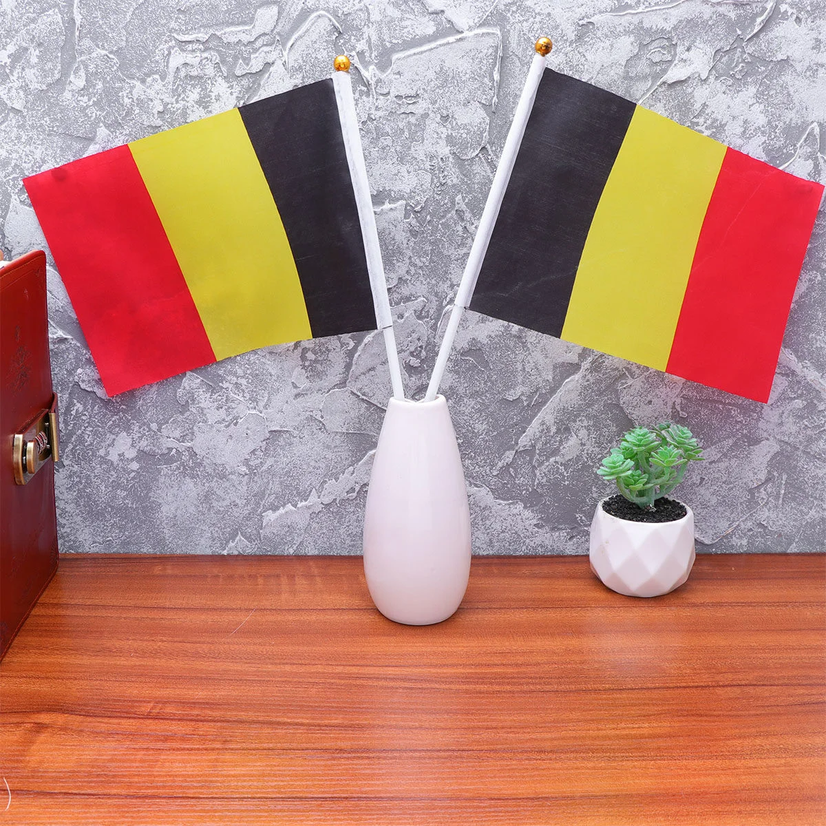 50pcs Hand Held Small National Flags On Stick International World Country Stick Flags Banners With Poles Party Decoration