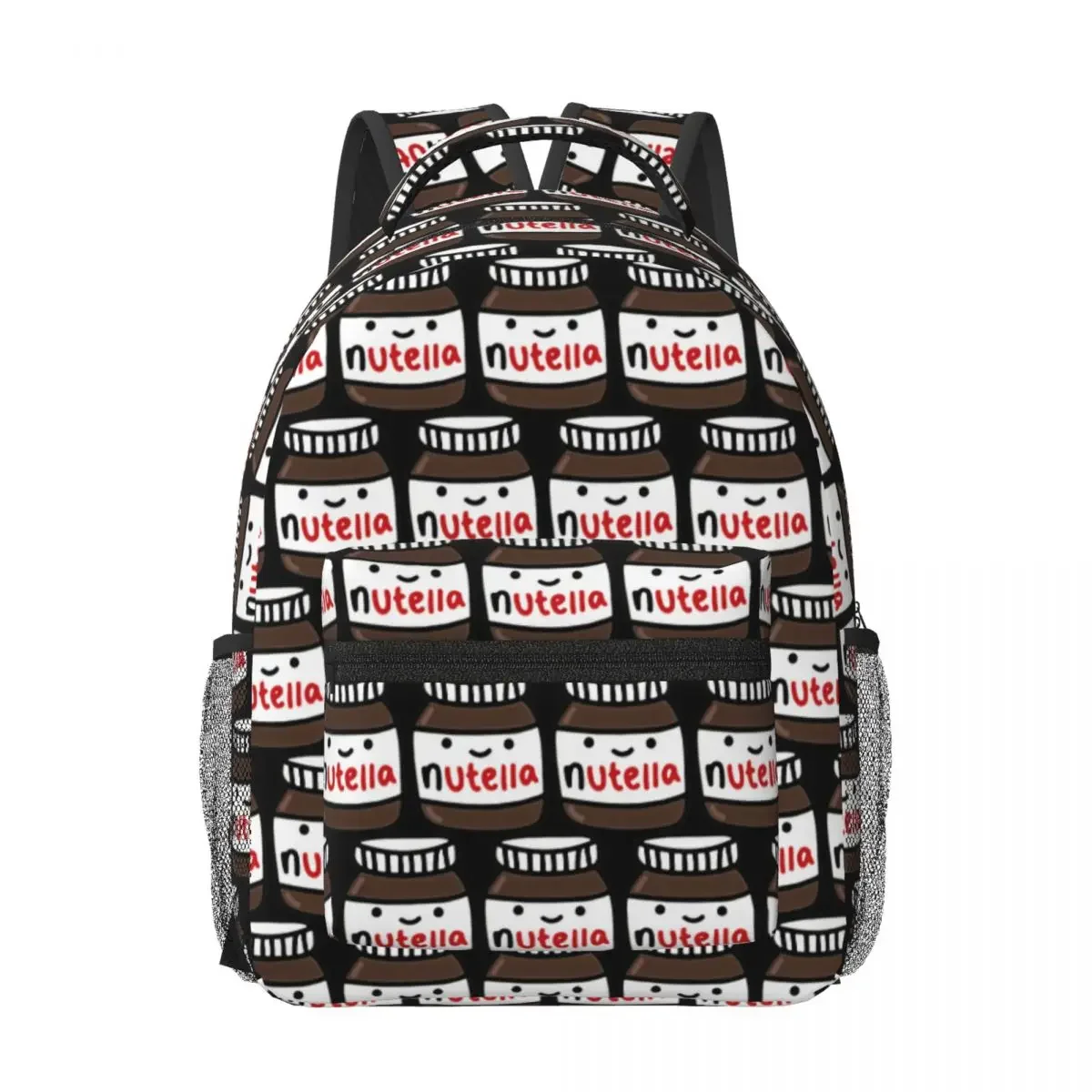 

Nutella женские рюкзаки для мальчиков и девочек, сумка для книг, модные детские школьные сумки, портативный рюкзак для ноутбука, сумка на плечо