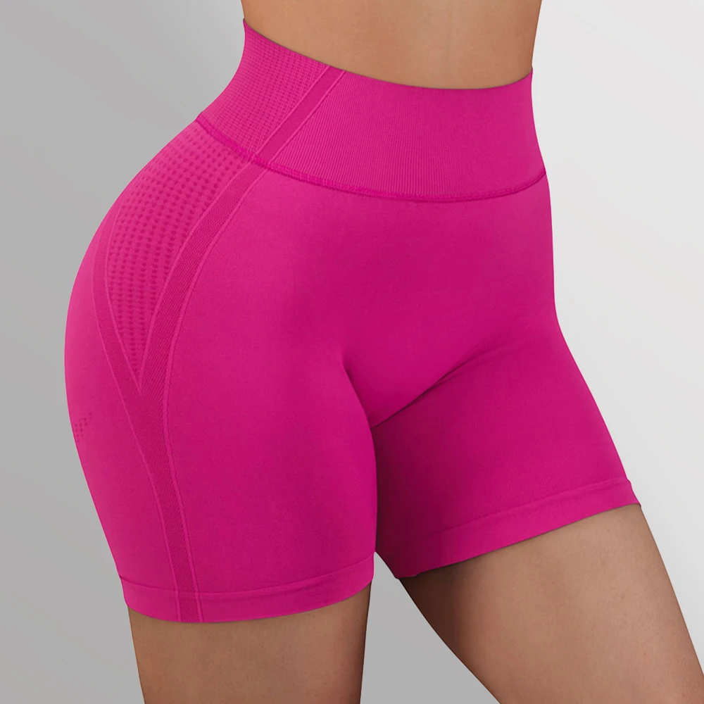 Seamless Gym Shorts Push Up Yoga Shorts For Women High Waist Summer Running Fitness Workout Sports Cycling Shorts Female