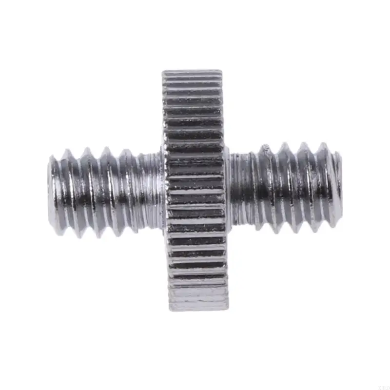 K3KD Doble doble cabeza 1/4 "Masculino rosca tornillo macho Convertir para cámara cámara Ballhead trípode