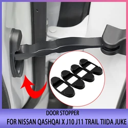 Door Lock Stopper Limiting Cover Abs Sticker Fit for Nissan Qashqai X J10 J11 Trail Tiida Juke Auto Arm Buckle Car Styling