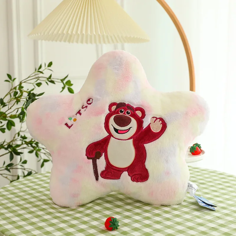 Disneyland Cute Cushion Winnie The Pooh Stitch Five-Pointed Star Pillow Girls Fresh Gift Doll