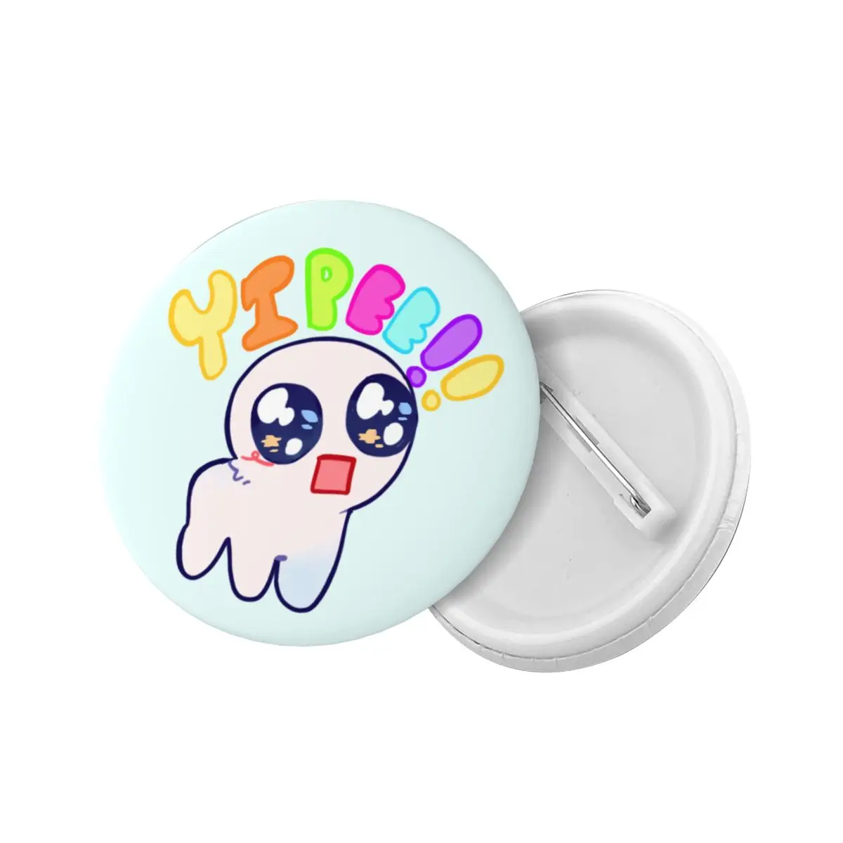 Tbh Creature Autism Meme Yippee Pin Back Buttons Customize Brooch Badge for Clothes Pinback Birthday Gift