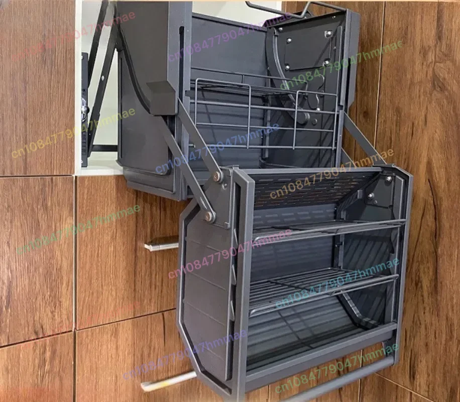 

Лидер продаж, подъемник для шкафа, корзина для холодильника, корзина для закусок, кухонный шкаф, утолщенная корзина, подъемник