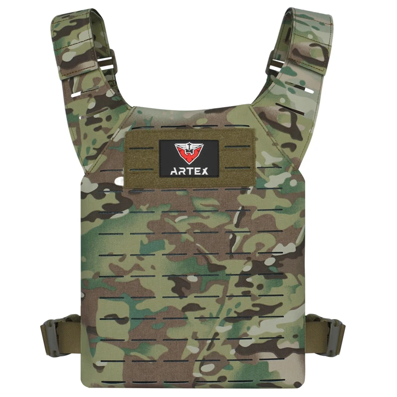 Chaleco Táctico ARTEX7705 Nuevo, Ligero, Impermeable, Resistente al Desgaste, Compatible con Sistema MOLLE Láser, Equipo de Entrenamiento Militar