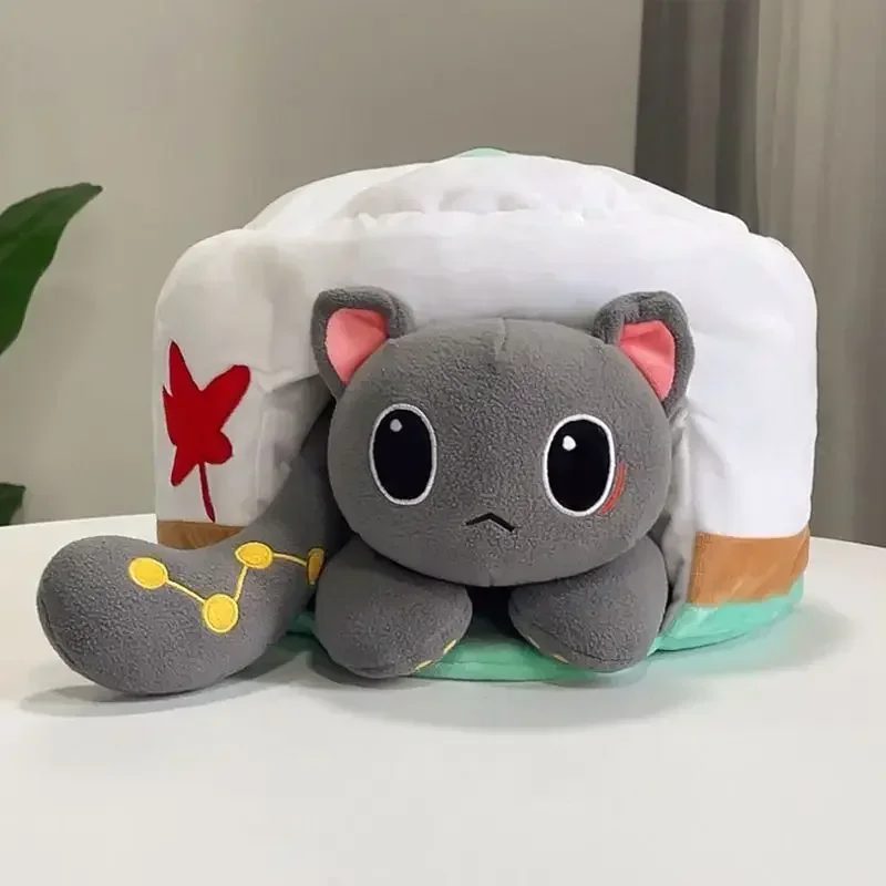 16cm Honkai: Star Rail Kawaii Cat Cake Collection Rail Dan Heng Blade Kafka Clara Stuffed Cat Nest Decor Pillow Gifts Game Toys