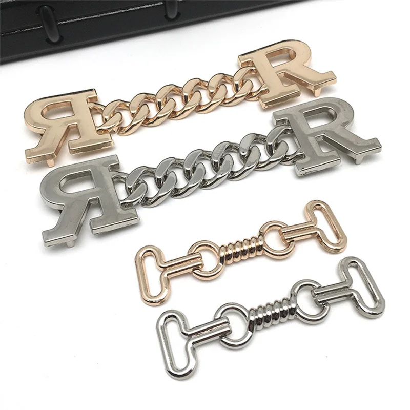 Alloy Chain Strap Purse Strap Extender Flat Metal Connectors Chains Decoration for Purse Handbags Shoulder Bag  DIY Accessories