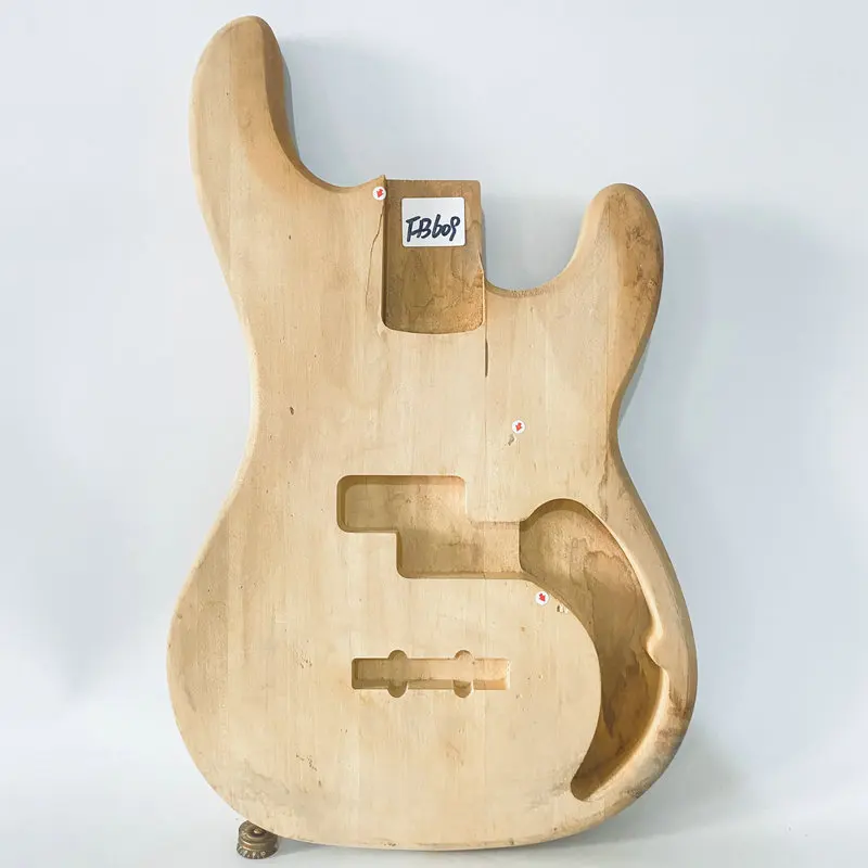

FB609 Active Pickup Electric Bass Unfinished PJB Bass Body in Solid Basswood No Paints DIY Replace USE