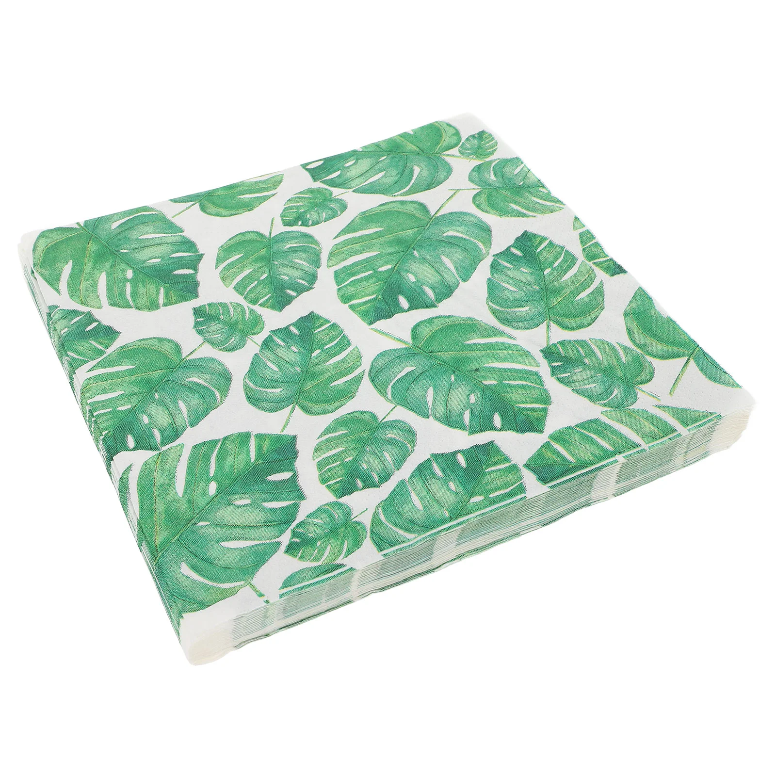 

5 Bags Grad Napkin Luncheon Napkins Green Tissue Patterned Butterflies Printing Paper Towels Party Accessories