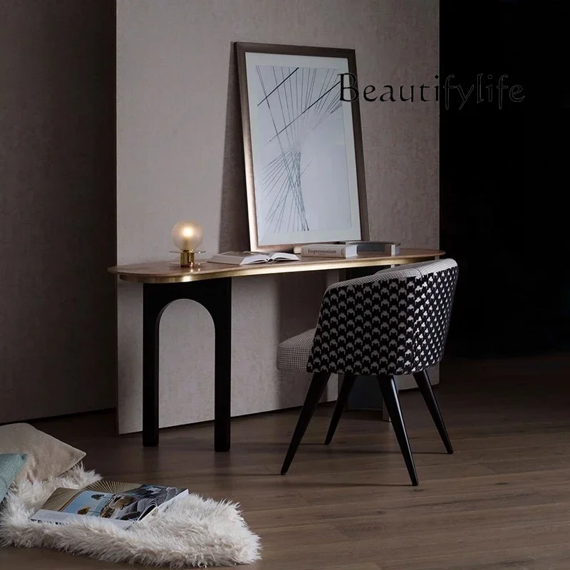 

Modern minimalist design against the wall Entrance table B & B office lounge decoration case