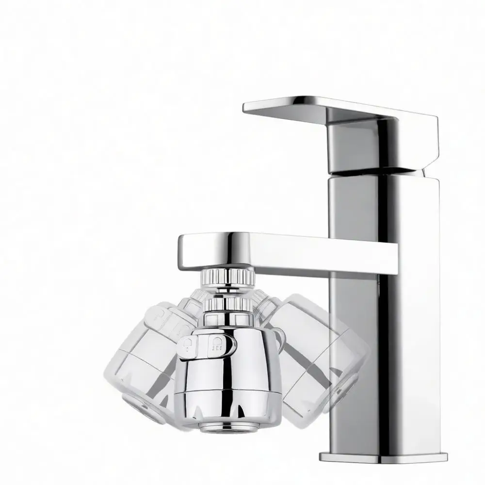 Flexible Kitchen Tap Extender Water Saving Filter Nozzle Anti Splash Sprayer High Pressure Aerator Sink Faucet Attachment