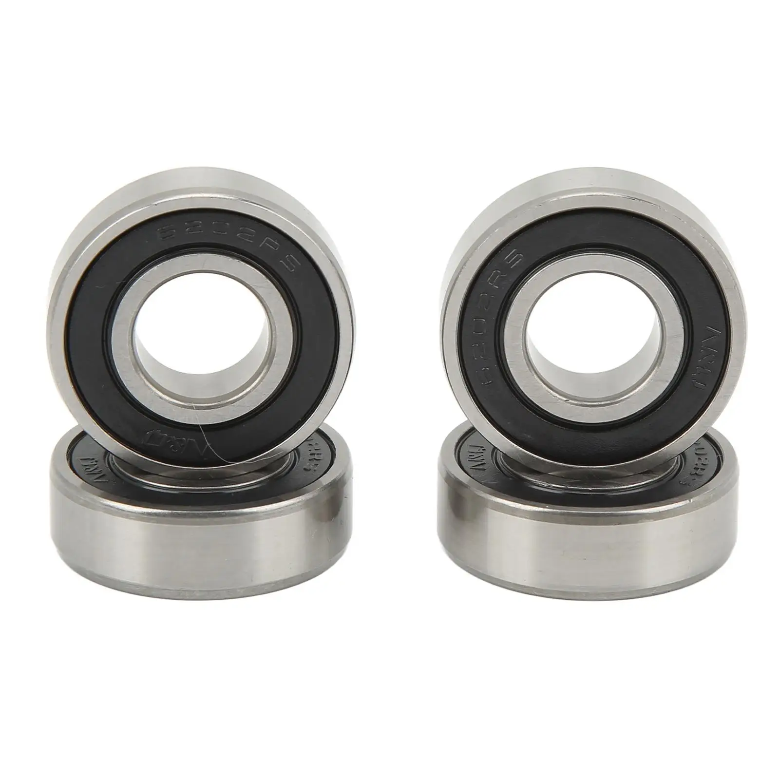 for Mini Bike Wheel Bearing 6202-RS Chrome Steel Bearing Set Quiet Operation Tough for Mini Bike