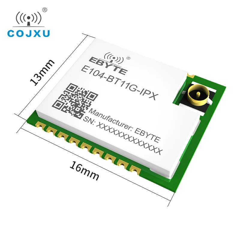 E104-BT11G-IPX Bluetooth Mesh Gateway 2400-2483.5MHz 20dBm 300m Range 3.3V Phone APP Sig Mesh V1.0 IPX Antenna UART BLE Module